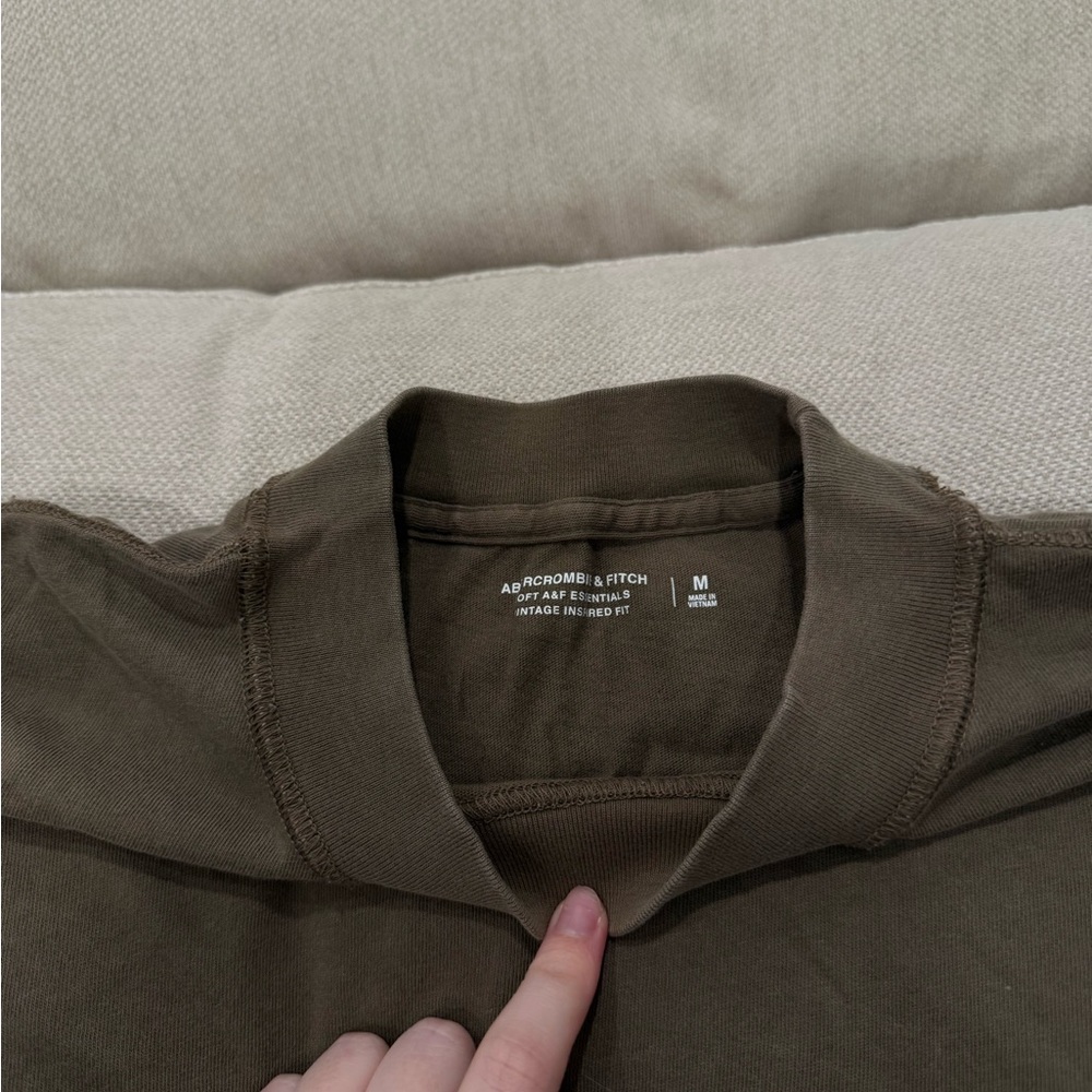 Abercrombie & Fitch Olive Green T-Shirt